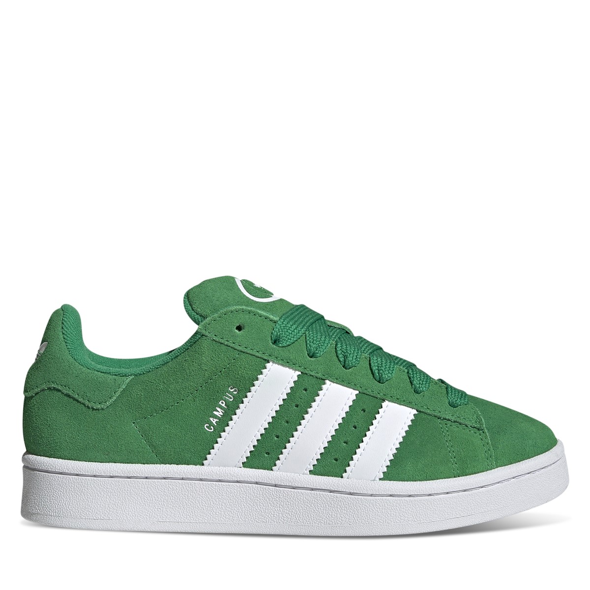 Womens Campus 00s Sneakers in Green/White