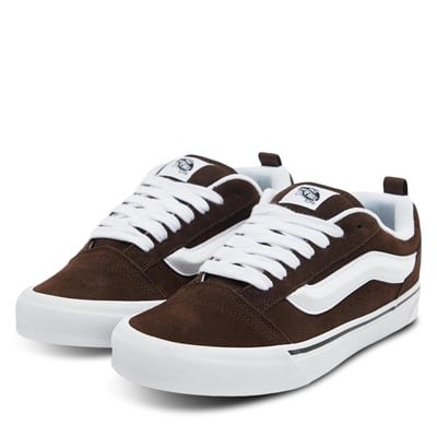 Knu Skool Sneakers in Brown/White Alternate View