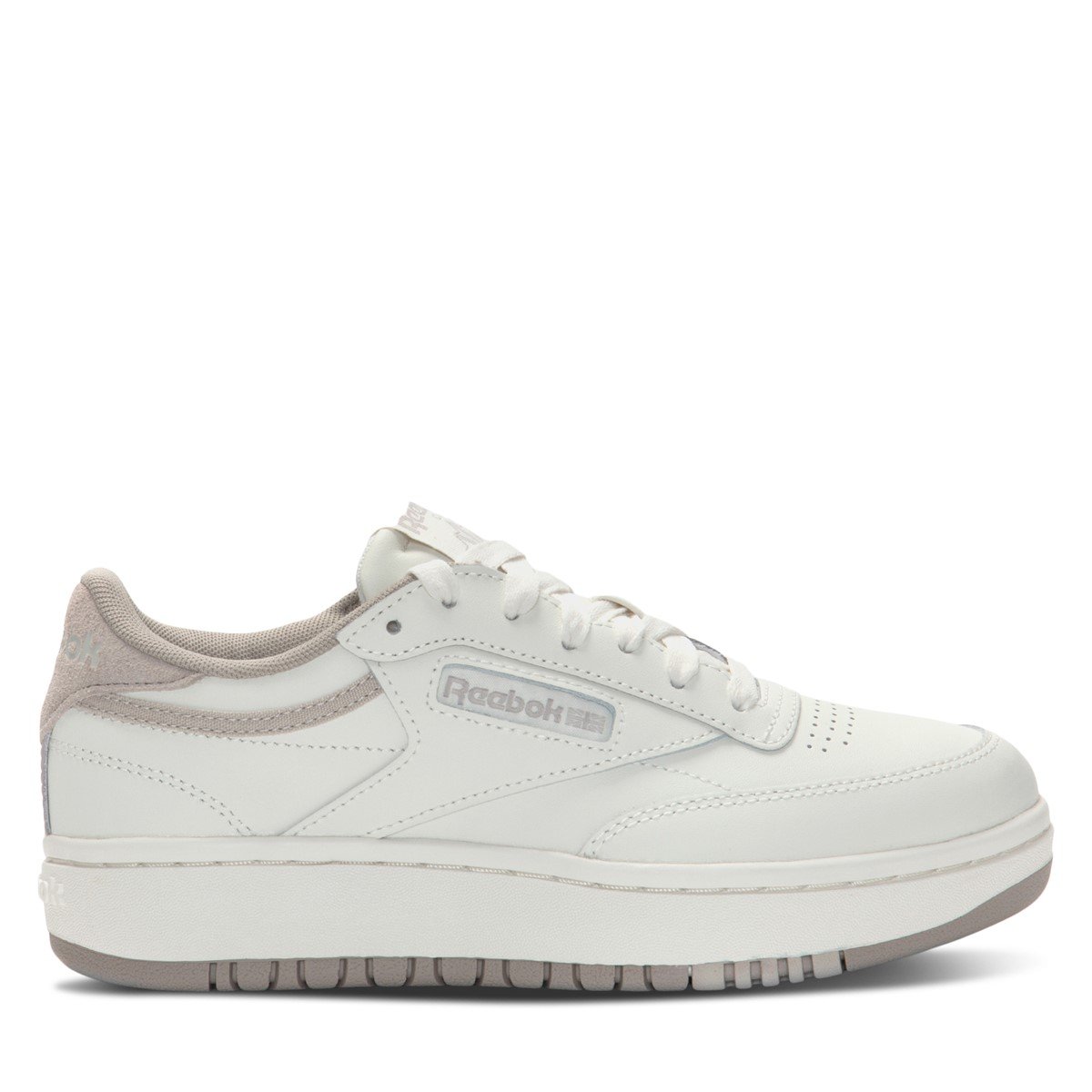 Women's Club C Double Revenge Sneakers in White/Taupe