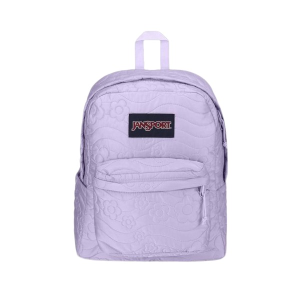 JanSport Superbreak Plus FX Backpack in Pastel in Lilas, Polyester