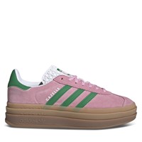 Women's Gazelle Bold Platform Sneakers in Pink/Green