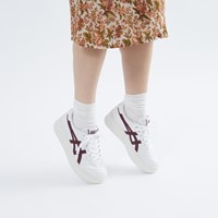 Women's Japan S PF Platform Sneakers in White/Burgundy Alternate View