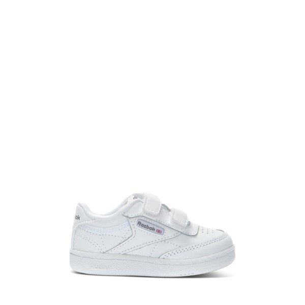 Reebok Toddler's Club C 2.0 Sneakers White, Toddler Leather