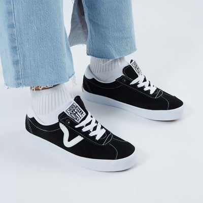 Sports Low Sneakers in Black/White Alternate View