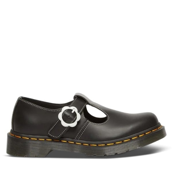 Dr. Martens Women's Polley Mary-Jane Shoes Black, Leather