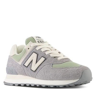 Women's 574 Sneakers in Grey/Green Alternate View