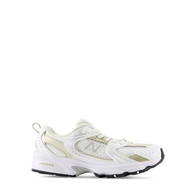 Little Kids' 530 Sneakers in White/Gold