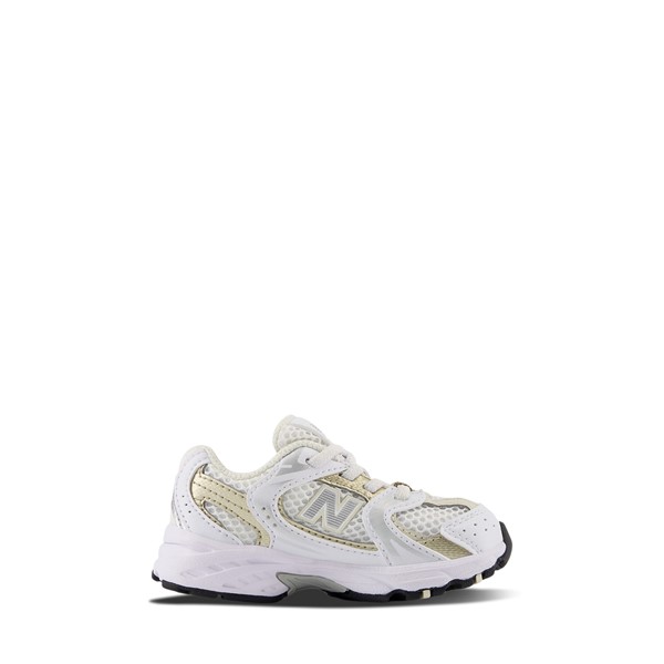 New Balance Toddler's 530 Sneakers White/Gold White Misc, Toddler Rubber