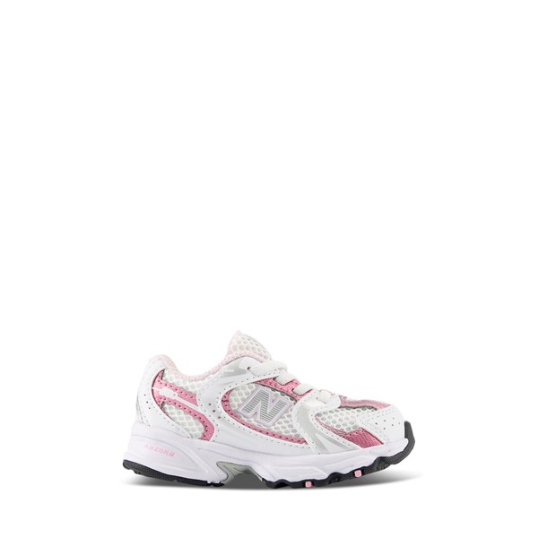 New Balance Toddler's 530 Sneakers White/Pink White Misc, Toddler Rubber