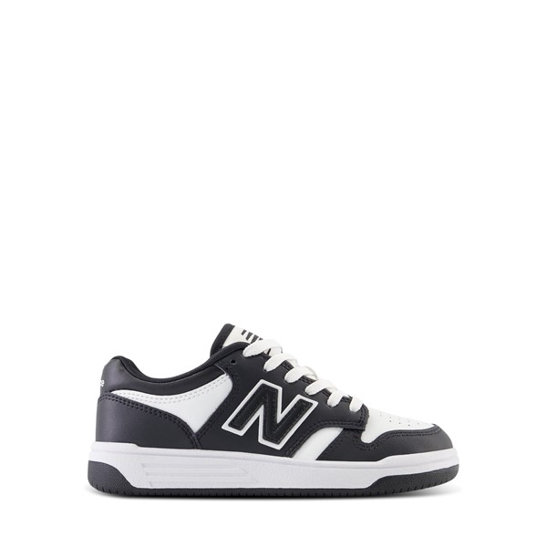 New Balance Little Kids BB480 Sneakers Black White, Largeittle Kid Leather