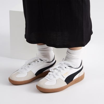 Women's Palermo Sneakers in White/Black Alternate View