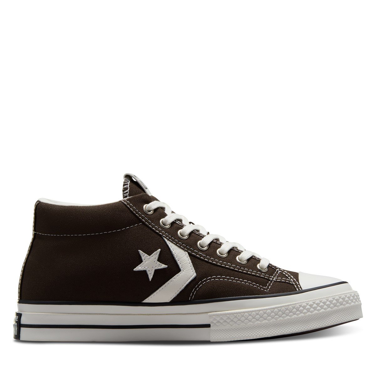 Star Player 76 Mid Sneakers in Brown/White