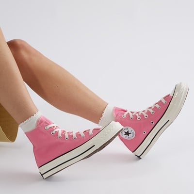 Chuck 70 Hi Sneakers in Bubble Gum Pink Alternate View