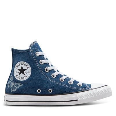Baskets Chuck Taylor Sll Star Y2K Butterfly bleues pour femmes