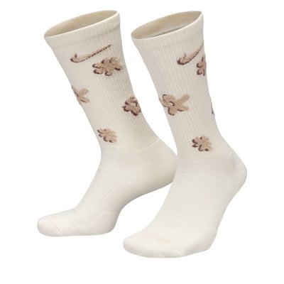 Two Pack Everyday Plus Crew Socks in Off-White/Beige