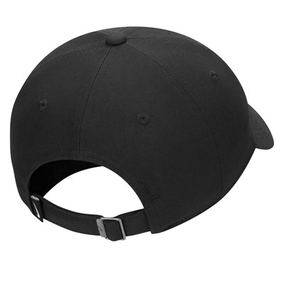 Alternate view of Unstructured Swoosh Baseball Cap in Black