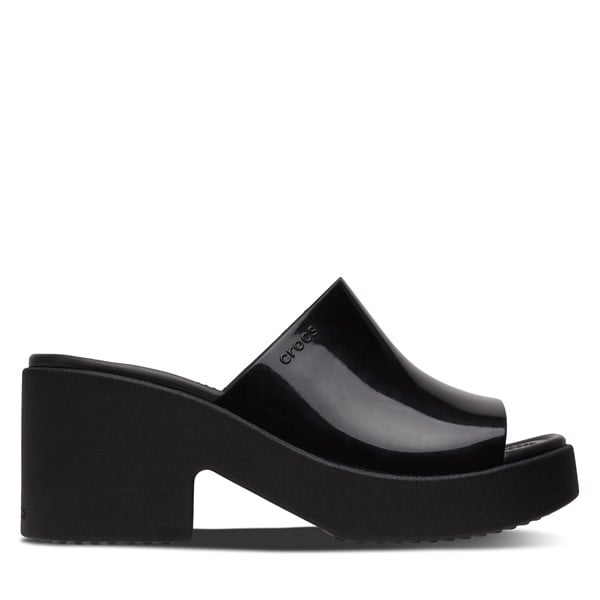 Crocs Women's Brooklyn Slide Heel Sandals Black, Polyurethane