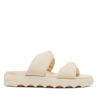 Main view of Women's Twist Slide Sandals in Honey