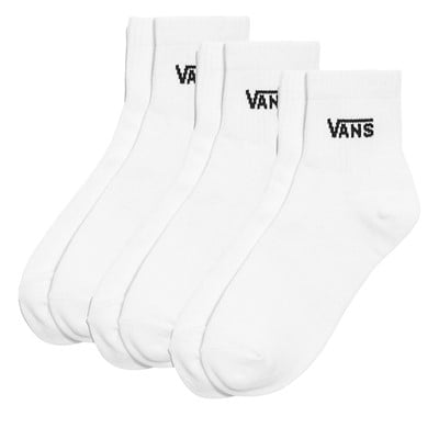 Paquet de 3 paires de chaussettes classiques mi-mollet blanches