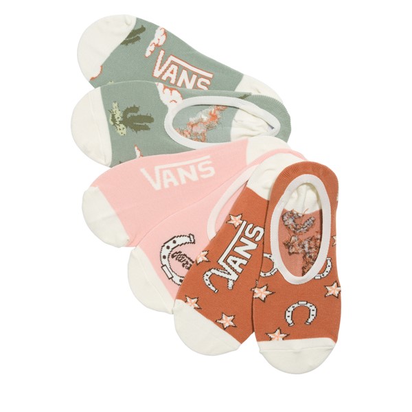 Paquet de 3 paires de socquettes Overstimulated multicolores en Brun - Vans | Little Burgundy Shoes