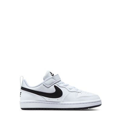 Little Kids' Court Borough Low Recraft Sneakers in White/Black