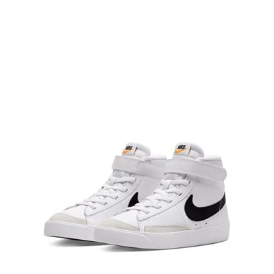 Baskets Blazer Mid '77 blanches et noires pour jeunes enfants Alternate View