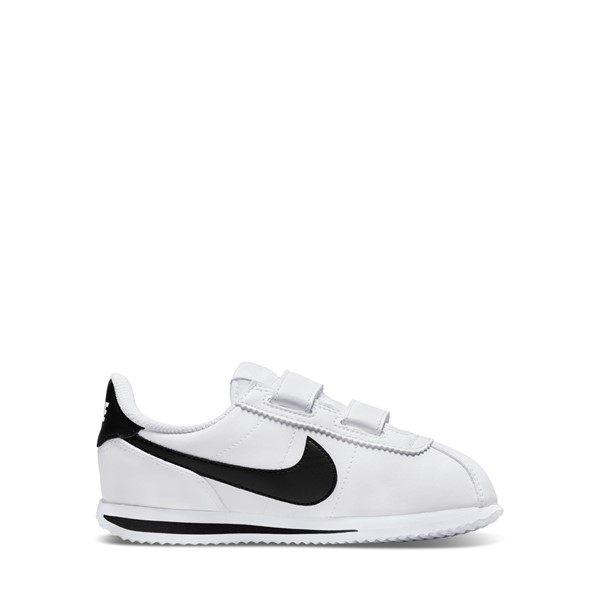 Baskets Cortez blanches et noires pour jeunes enfants en Blanc/Noir, taille Little Kid - Nike | Burgundy Shoes