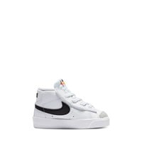 Baskets Blazer Mid '77 blanches et noires pour tout-petits