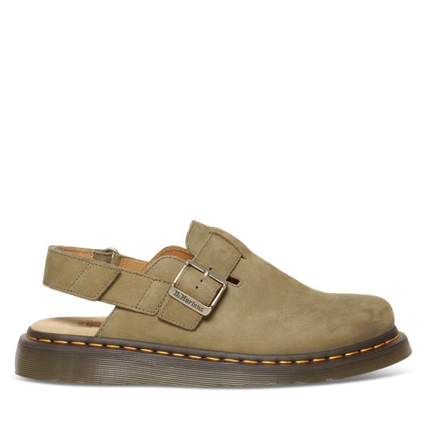 Dr. Martens Women's Jorge Mules Muted Olive Green Moyen, Suede