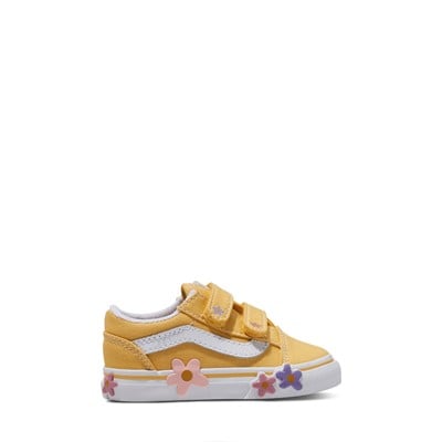 Toddler's Old Skool V Sneakers in Yellow/White