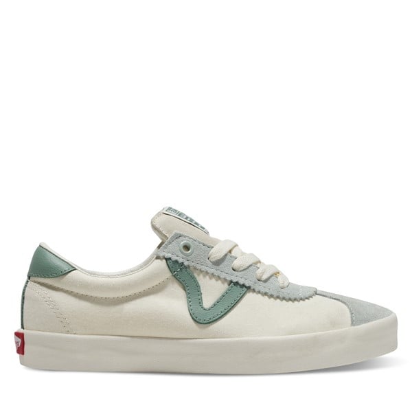 Vans Sport Low Sneakers Off-White/Green, Womens / Mens Canvas