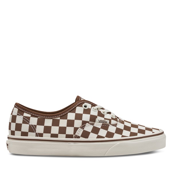 Authentic Checkerboard Sneakers in Off-White/Brown | Little Burgundy