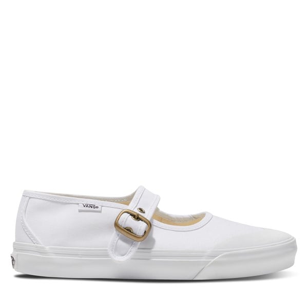 Chaussures Mary Jane blanches pour femmes, taille - Vans | Little Burgundy Shoes
