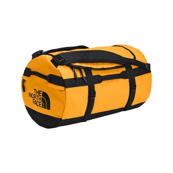 The North Face Base Camp Duffel Bag in Yellow/Black - Size Small in Jaune Misc, PVC