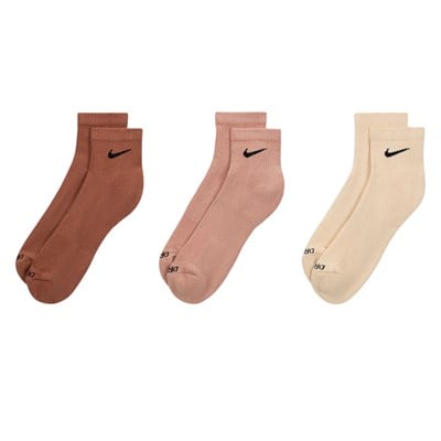 Paquet de 3 paires de chaussettes Everyday Plus Cushioned en terracotta, brun et beige