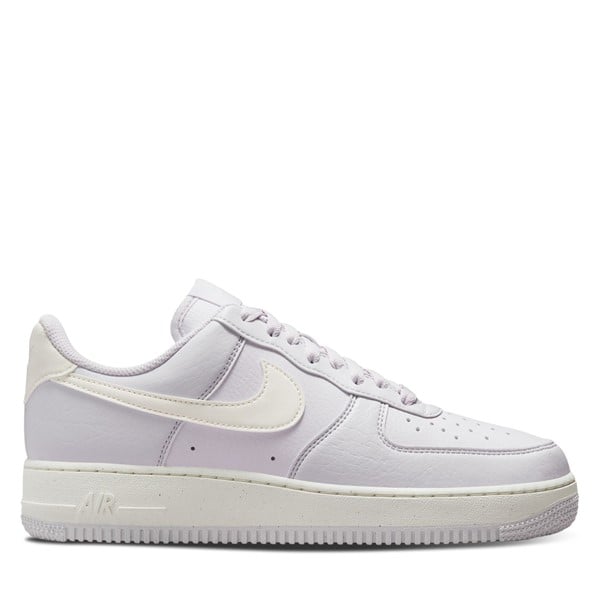 Nike Women's Air Force 1 '07 Next Nature Sneakers Purple/White, Leather