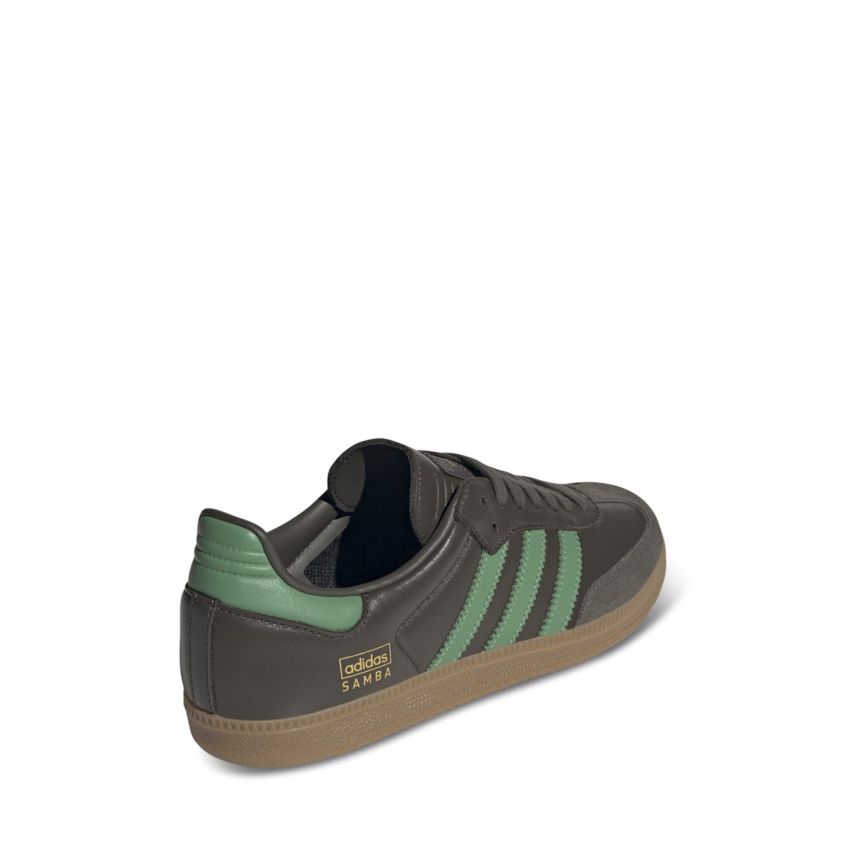 Men's Samba Sneakers in Dark Grey/Green | Little Burgundy