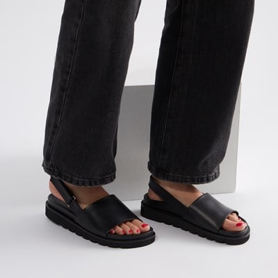 Women's Alexa Strap Sandals in Black Alternate View