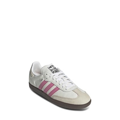 Women's Samba OG Sneakers in White/Pink Alternate View