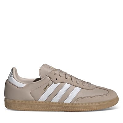 Women's Samba OG Sneakers in Taupe/White