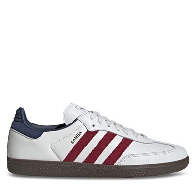 Samba OG Sneakers in White/Red/Blue