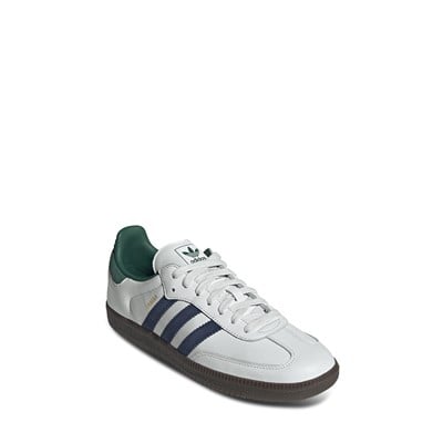 Samba OG Sneakers in White/Navy/Green Alternate View