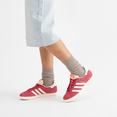 Gazelle Sneakers in Red/White | Little Burgundy