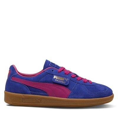 Baskets Palermo bleues et fuchsia pour femmes