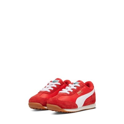 Toddler's Easy Rider Vintage Sneakers in Red/White Alternate View