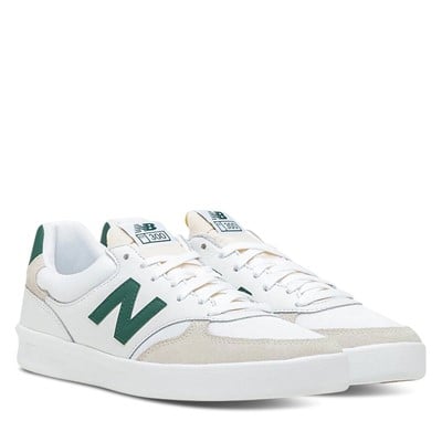 Men's CT300 Sneakers in White/Green Alternate View