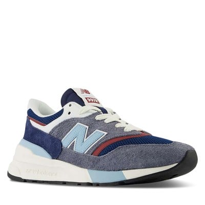 Men's 997R Sneakers in Grey/Blue/White Alternate View