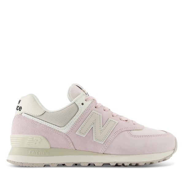 Women's 574 Sneakers in Pink/Ivory | Little Burgundy