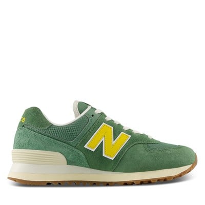 Women's 574 Sneakers in Green/Yellow