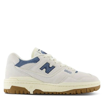 Women's BB550 Sneakers in White/Blue/Chalk